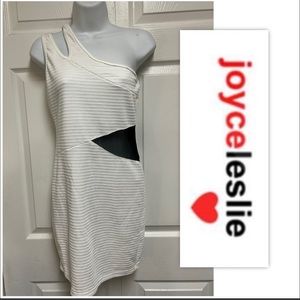 Joyce Leslie Ivory Double Strap Dress